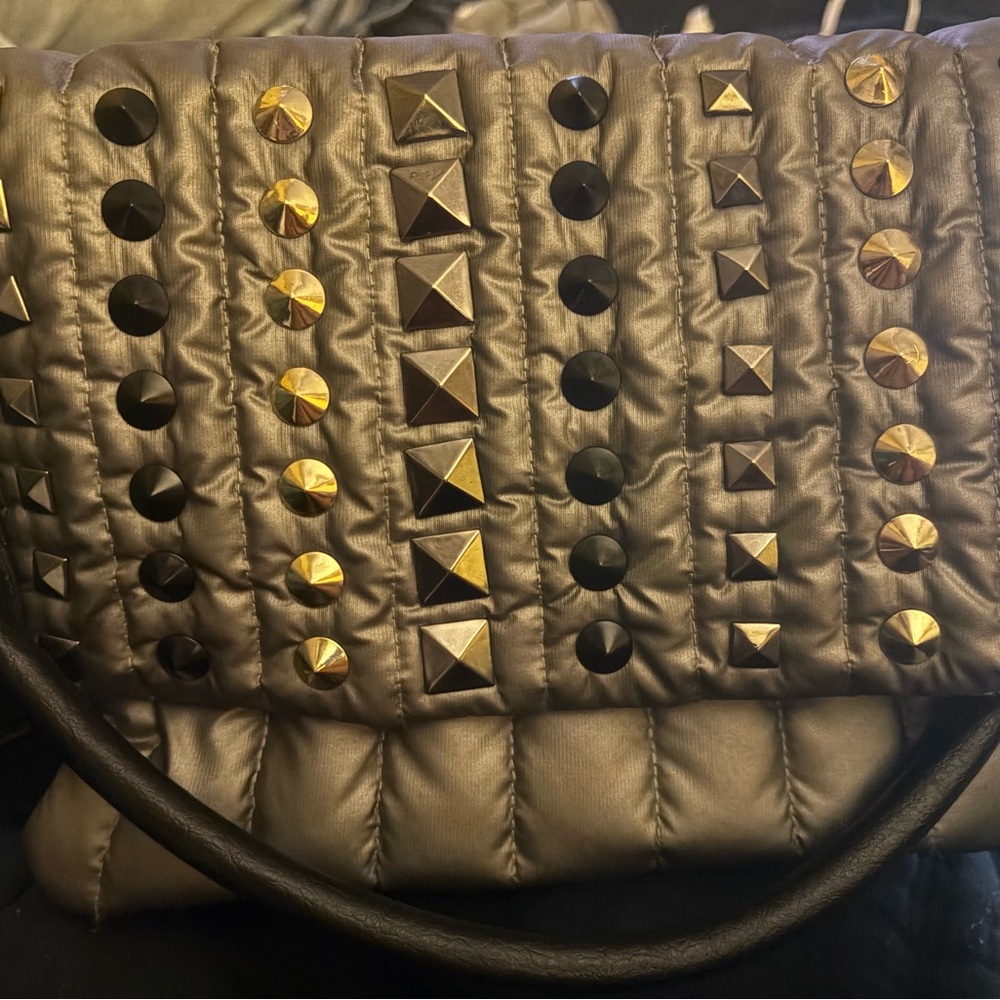 Think! Silver Quilted Handbag - Picture 2 of 5
